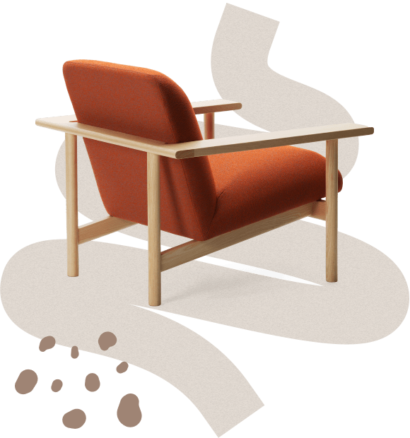 Modern armchair
